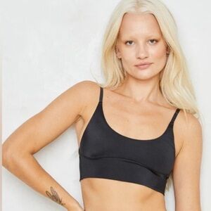 We are HAH Free People Cami BrHAH Noir Black XS Extra Small New NWT